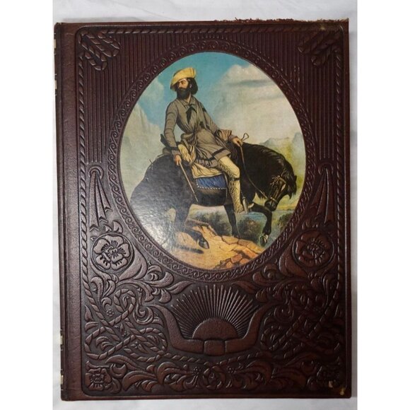 Vintage Time Life "The Trailblazers" The Old West Series Faux Leather Book 1973 - Picture 1 of 15